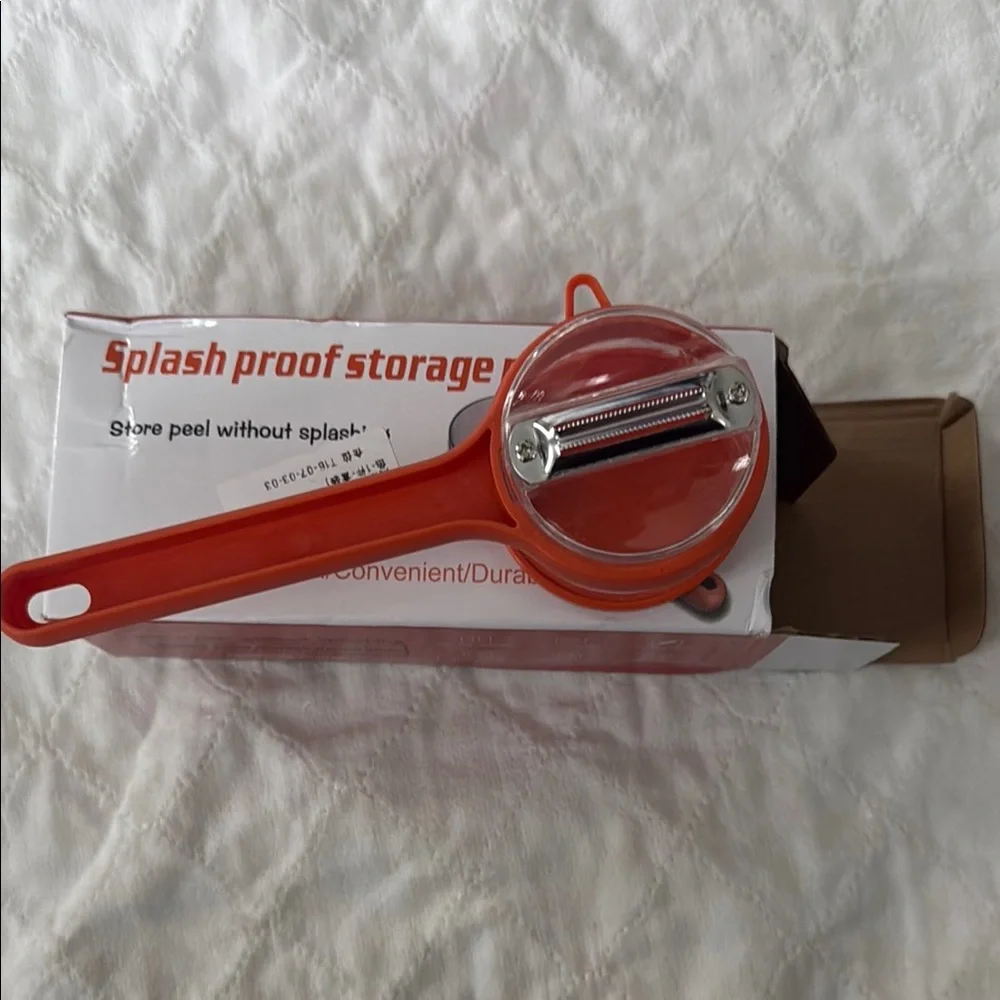 Orange Splash Proof Paring Knife